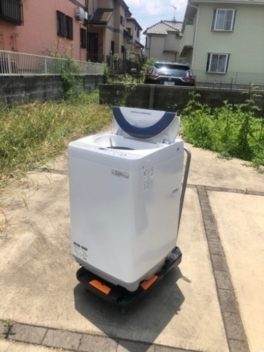 洗濯機【SHARP ES-GE55R-H】（配送、設置、古いもの回収可）