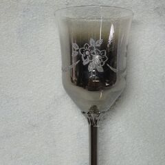 脚付きペアグラス の画像