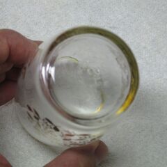 昭和レトロ　ガラスコップの画像