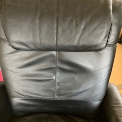 リラックス　合成革　深く座れるの画像