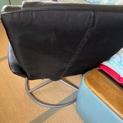 リラックス　合成革　深く座れるの画像