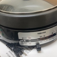 TOSHIBAのホットプレートの画像