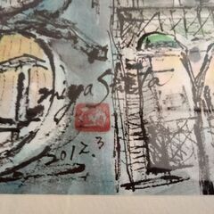 定価10万【本物】水彩画の画像