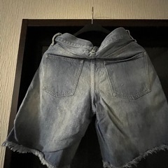デニムショートパンツの画像