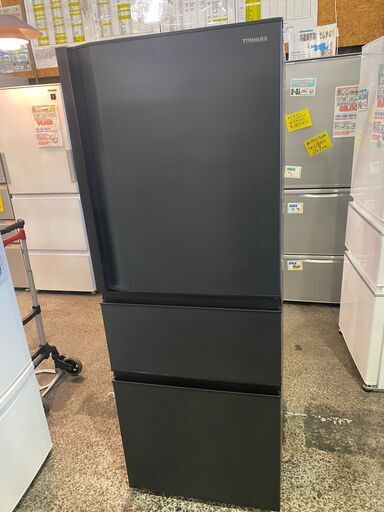 【愛品館市原店】東芝 2021年製 326L 3ドア冷蔵庫 GR-S33C(KZ)【愛市IR015608-104】