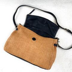 中古 katespade ケイトスペード かごバッグ 2way トートバッグ ショルダーバッグの画像