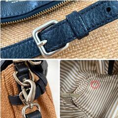 中古 katespade ケイトスペード かごバッグ 2way トートバッグ ショルダーバッグの画像