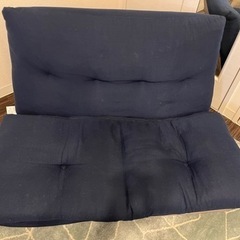 ソファー ネイビー ニトリの画像