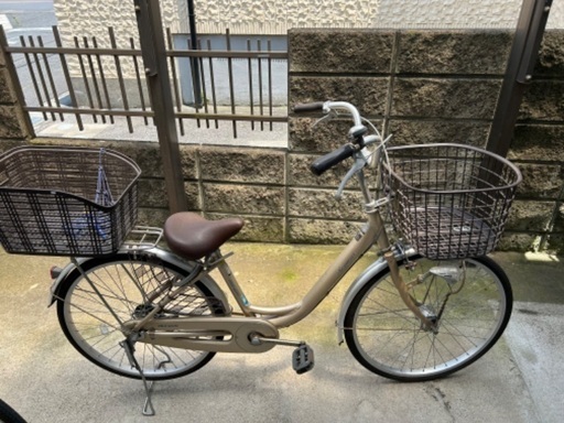 ママチャリ（24インチ・後部籠付き）