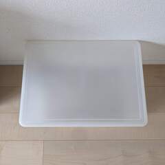 【即日OK！】蓋付きボックス（無印良品） ホワイト の画像
