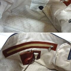 Orobianco トートバッグ ハンドバッグ ナイロン×レザー カラー/ネイビー系 メンズ 鞄 かばん カバン オロビアンコ 札幌市 白石区 東札幌の画像