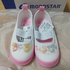【新品】15cm サンリオ 子供靴 スクール・上履き ピンクの画像