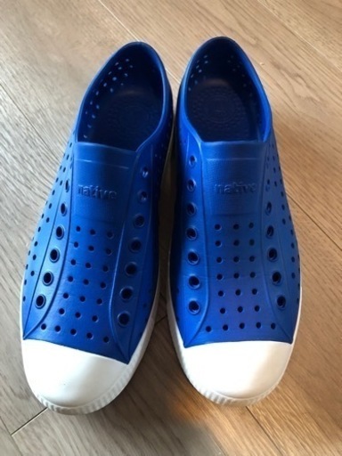準新品★2022年購入☆native Shoes  ブルー　M9/W11(約27cm)★