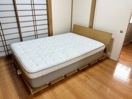 交渉中　ニトリ ダブルベッド Nスリープ