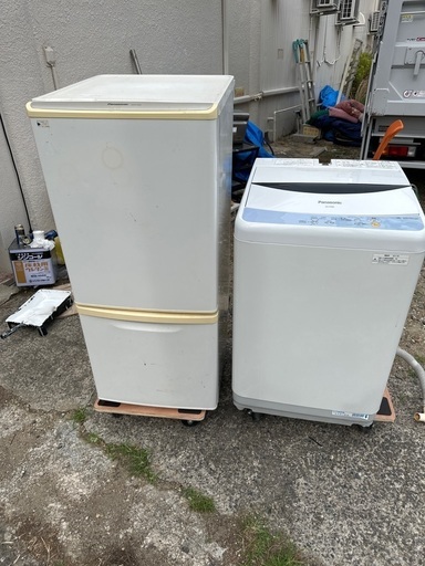 2011年パナソニック　洗濯機と冷蔵庫　セット