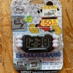 デジタルクロック　ミッキー