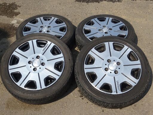 アルミホイール＆タイヤ　15×5.0J　OFF45　４×100　165/55R15　引き取り限定