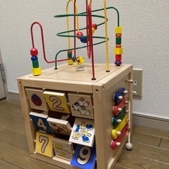 エドインター [森のあそび箱] 木のおもちゃ 木製　ビーズコース...
