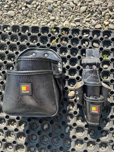 値下げ！タジマ　腰袋と差しセット、