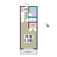 💙💙《1K》習志野市🐻京成幕張本郷駅から徒歩10分！コンビニ徒歩...