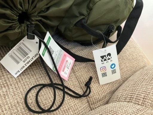 新品waq コット　インフレーターマット