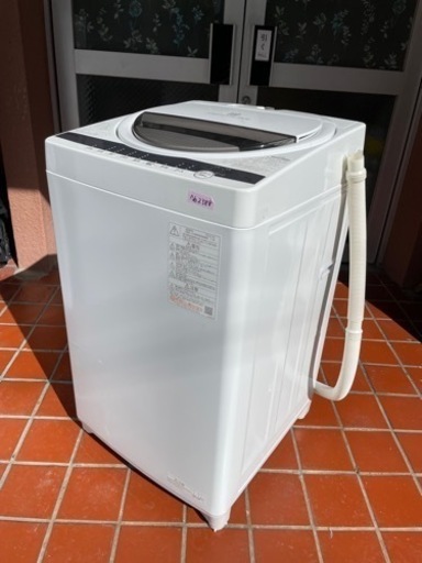 東芝 TOSHIBA AW-6G9（W） 20年製 全自動洗濯機 6kg グランホワイトNo2388