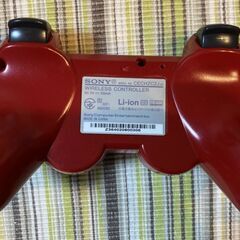 ワイヤレスコントローラ (DUALSHOCK 3) レッドの画像