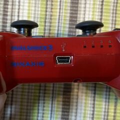 ワイヤレスコントローラ (DUALSHOCK 3) レッドの画像