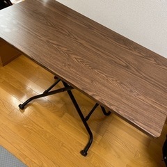 ニトリ　昇降センターテーブル　ライザN MBR/BK リビング　ダイニングの画像