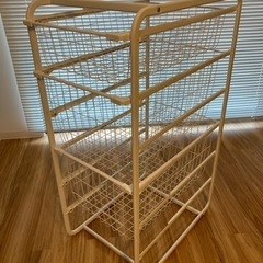 【受渡決定】 IKEA ALGOT フレーム/メッシュバスケット...
