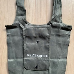 タリーズコーヒーのエコバッグ グリーン