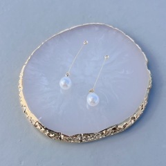 しずくパールフープピアス・イヤリングアレンジ用アイテムの画像