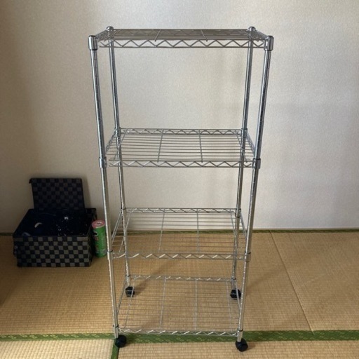 美品　シルバーラック　４段
