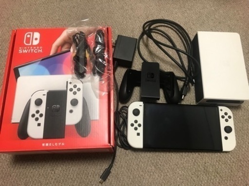 【取引終了】ニンテンドーswitch（ホワイト）有機EL【美品】