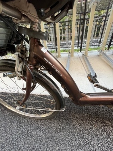 中古　ヤマハ　リトルモア　26インチ 3人乗り 8.9ah 電動自転車