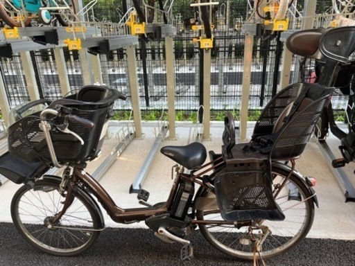 中古　ヤマハ　リトルモア　26インチ 3人乗り 8.9ah 電動自転車