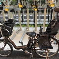中古 ヤマハ リトルモア 26インチ 3人乗り 8.9ah 電動自転車