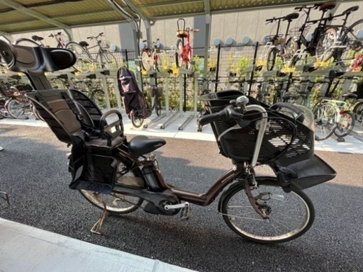 中古　ヤマハ　リトルモア　26インチ 3人乗り 8.9ah 電動自転車
