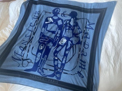 エルメス スカーフ カレ100 Monsieur et Madame