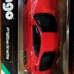 未使用、2台セット、buragoブラゴFERRARIフェラーリスパイダー458 Spider 、フェラーリF12 ベルリネッタ Ferrari F12 Berlinettaミニカー 1/64ビラーゴの画像