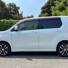 平成26年 フレアカスタム XT MJ34S パール 走行18.8万キロ 車検7年6月!!の画像