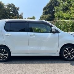 平成26年 フレアカスタム XT MJ34S パール 走行18.8万キロ 車検7年6月!!の画像
