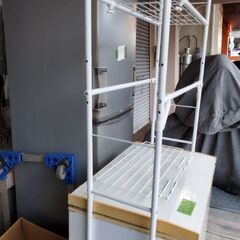 洗濯機用ラック　別館に置いてます