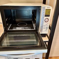 HITACHI 日立 過熱水蒸気オーブンレンジ MRO-MS7　パールホワイトの画像