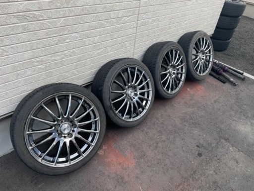 【値下げ】18インチ　WORK　タイヤホイールセット