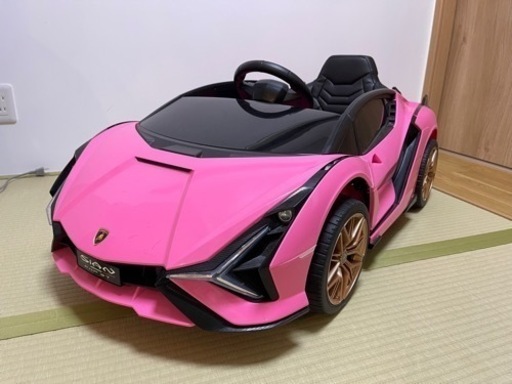 ランボルギーニ電動カー　ピンク 人気・おすすめ｜省スペース設計・旅行向けにおすすめ お得商品 プライバシー配送 翌日お届け対応