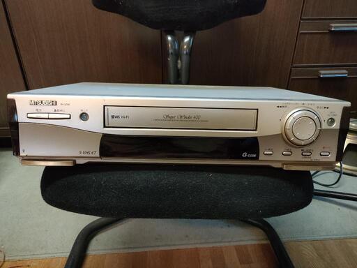 三菱SーVHSビデオデッキ、完動品