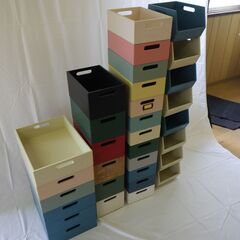 長期在庫となった木箱　各種の画像