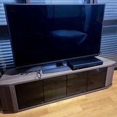 【超美品】50型テレビ＋Blu-rayレコーダー＋テレビ台　3点セット