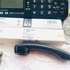 Panasonic普通紙ファクス（子機１台付き） KX-PW320DL-K の画像